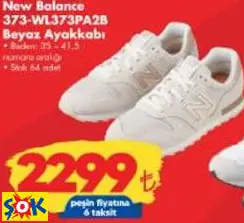 NEW BALANCE 373-WL373PA2B BEYAZ AYAKKABI